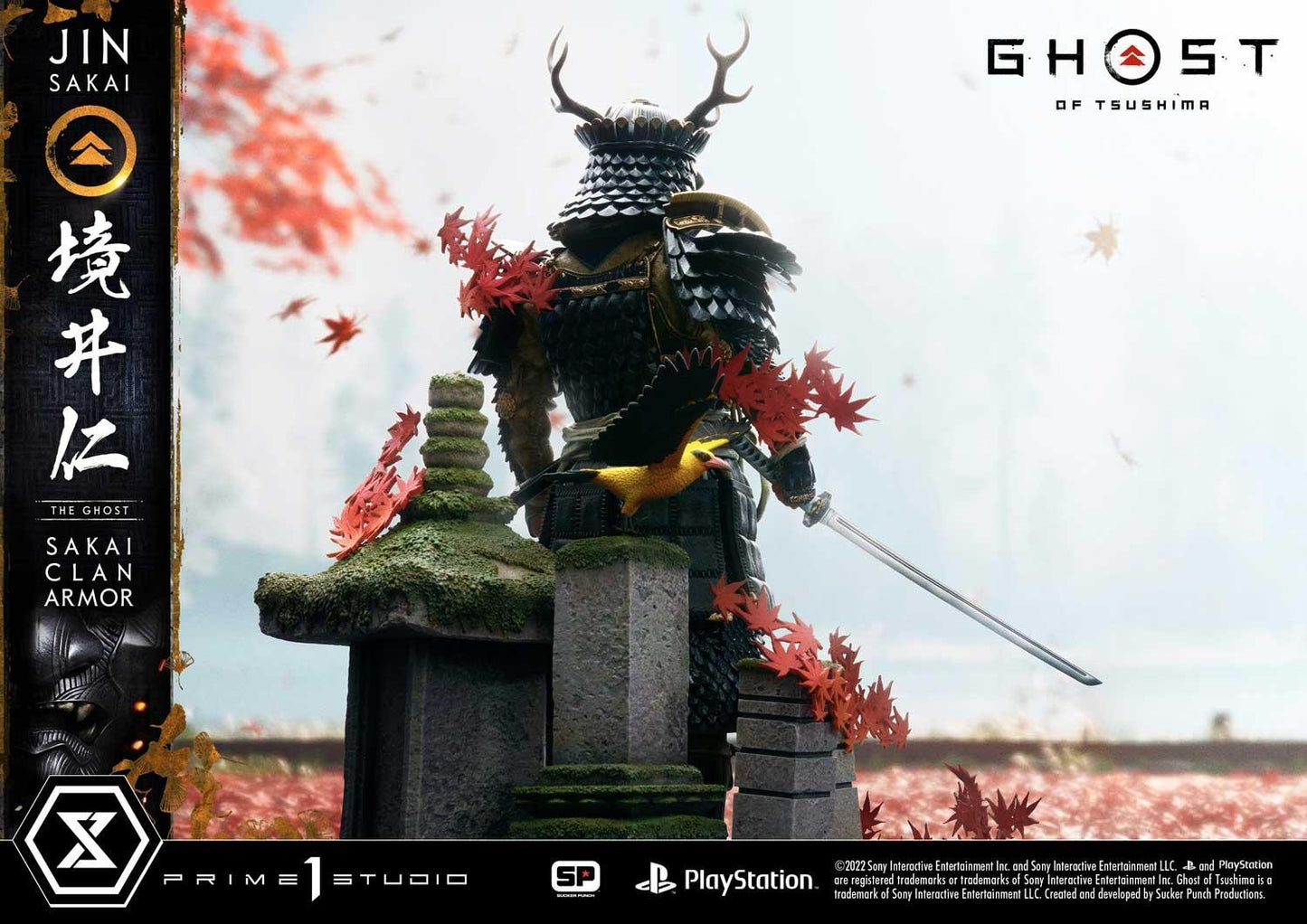 PRIME 1 STUDIO GHOST OF TSUSHIMA JIN SAKAI UPMGHOT-02 - Anotoys Collectibles