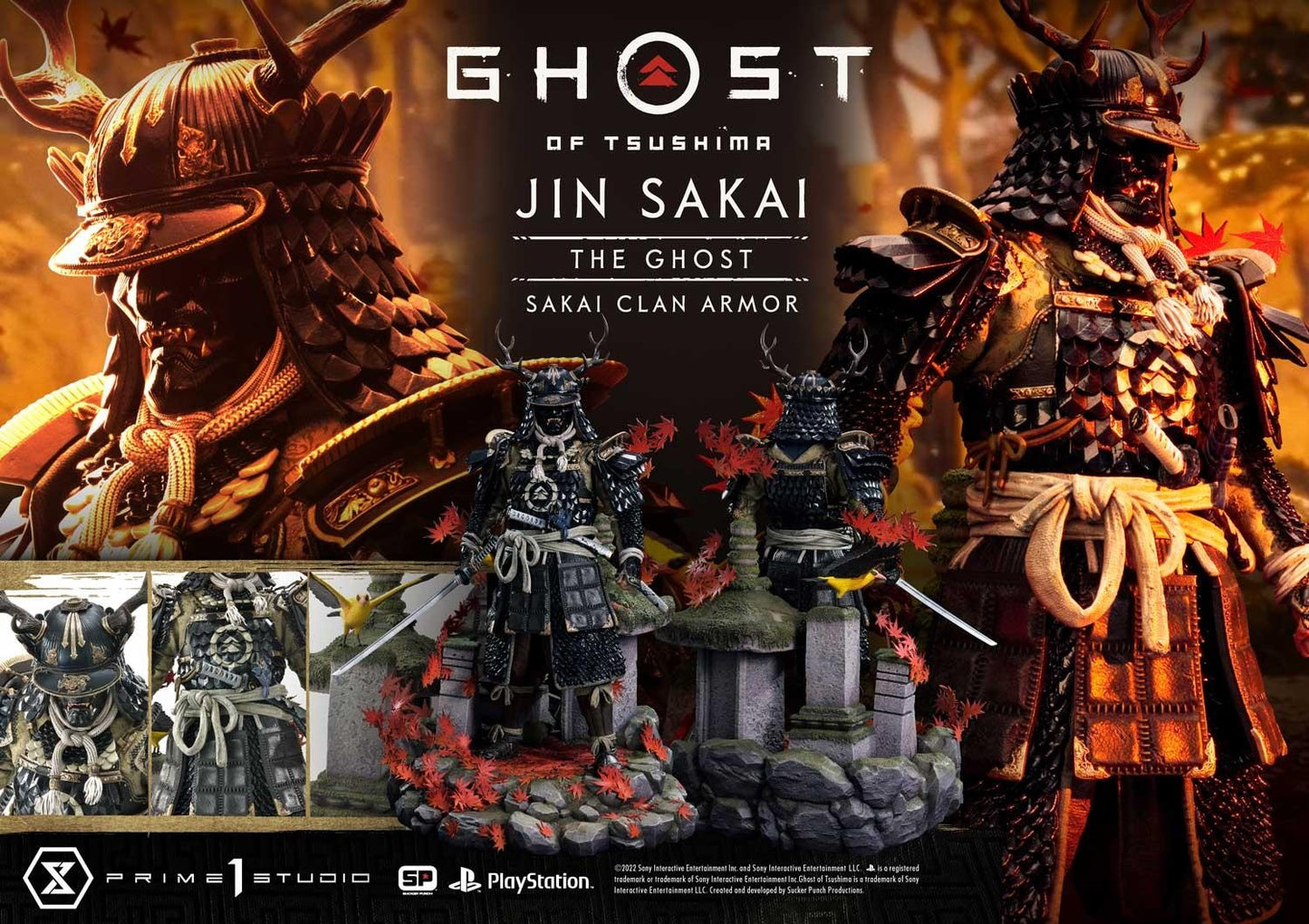 PRIME 1 STUDIO GHOST OF TSUSHIMA JIN SAKAI UPMGHOT-02 - Anotoys Collectibles
