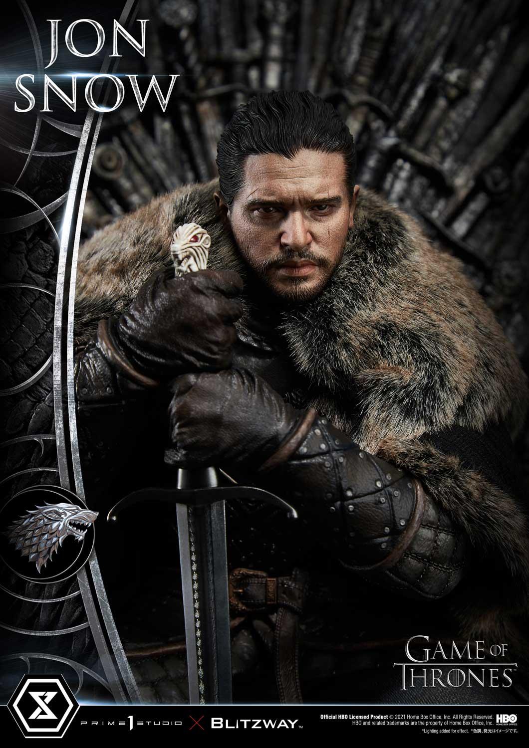 PRIME 1 STUDIO & BLITZWAY - ULTIMATE PREMIUM MASTERLINE GAME OF THRONES JON SNOW - 1/4 SCALE - UPMGOT-03