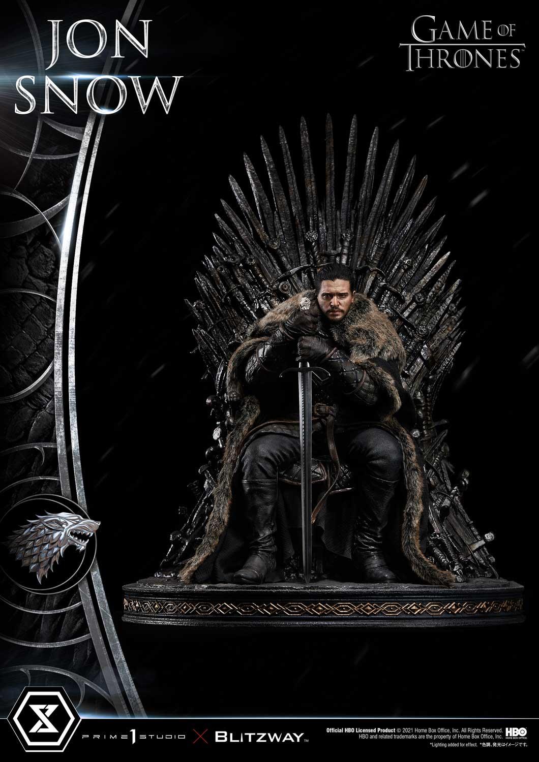 PRIME 1 STUDIO & BLITZWAY - ULTIMATE PREMIUM MASTERLINE GAME OF THRONES JON SNOW - 1/4 SCALE - UPMGOT-03