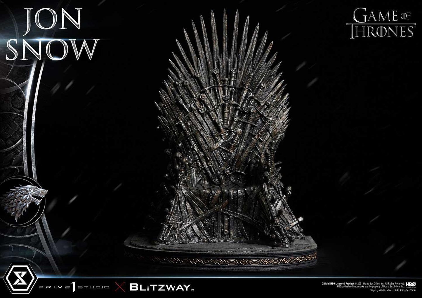 PRIME 1 STUDIO & BLITZWAY - ULTIMATE PREMIUM MASTERLINE GAME OF THRONES JON SNOW - 1/4 SCALE - UPMGOT-03