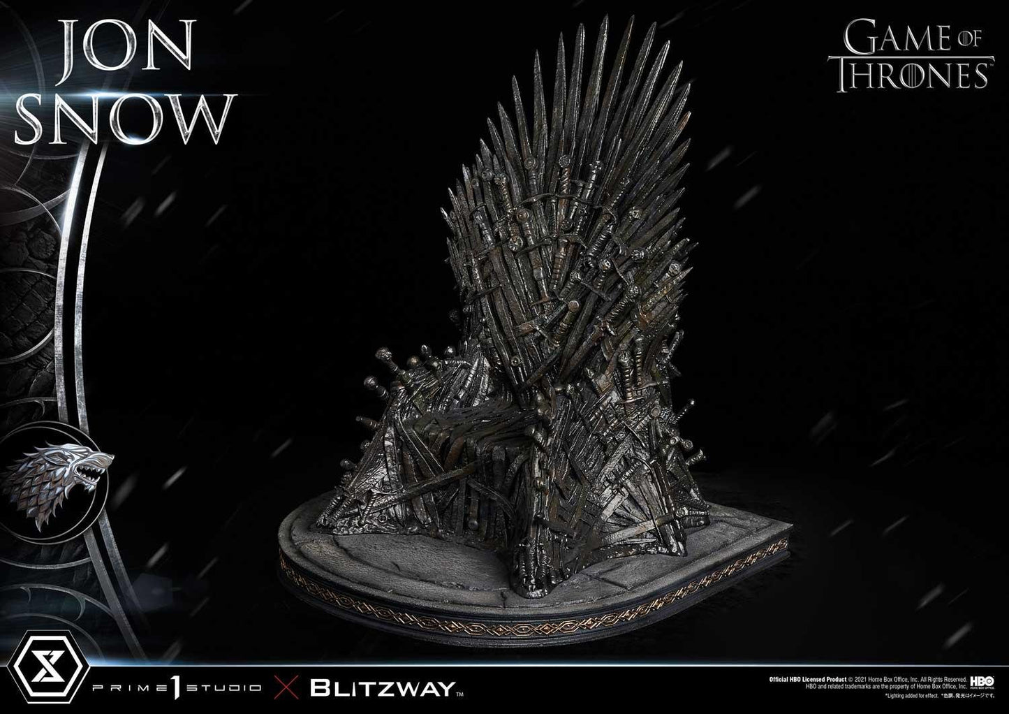PRIME 1 STUDIO & BLITZWAY - ULTIMATE PREMIUM MASTERLINE GAME OF THRONES JON SNOW - 1/4 SCALE - UPMGOT-03