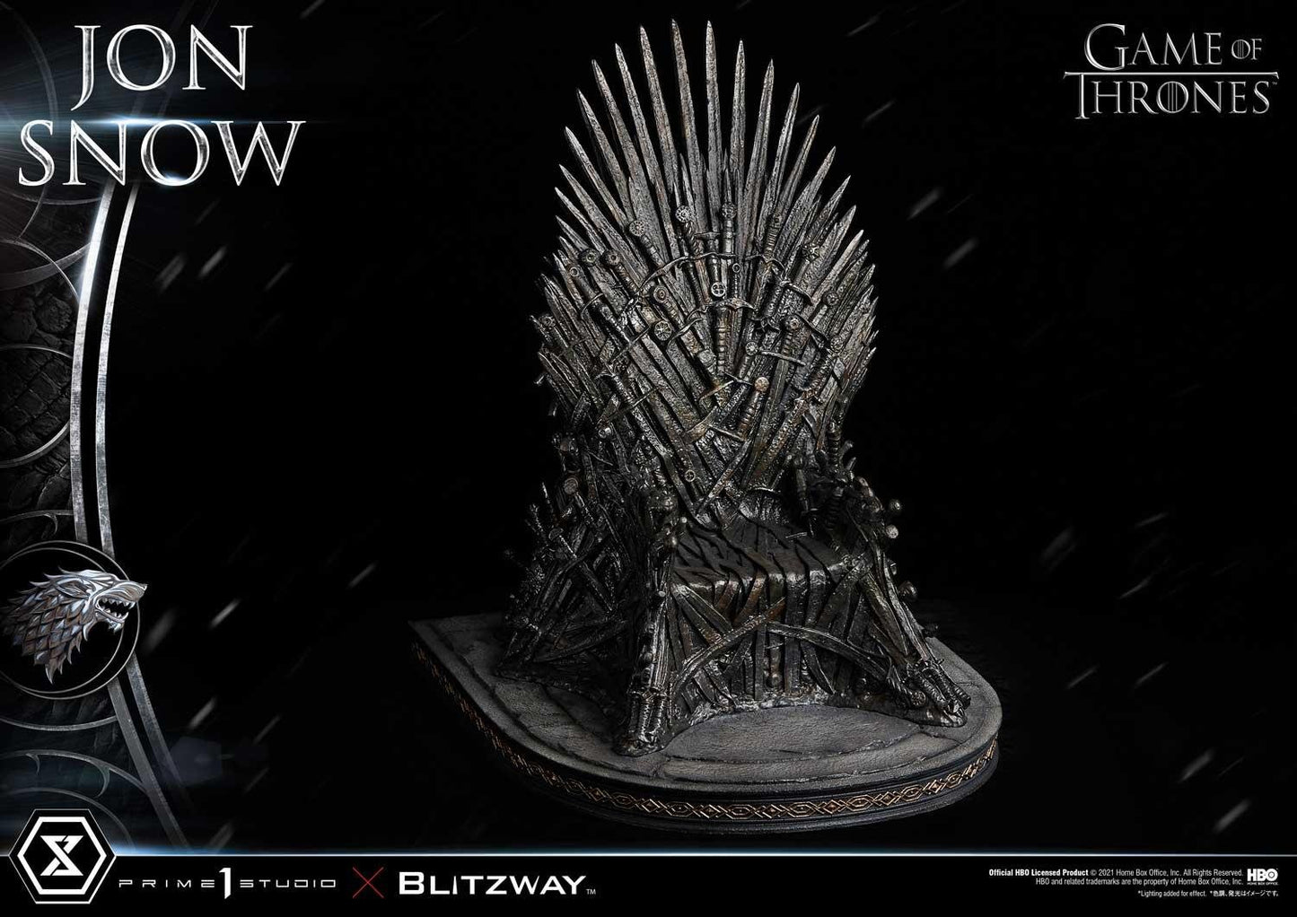 PRIME 1 STUDIO & BLITZWAY - ULTIMATE PREMIUM MASTERLINE GAME OF THRONES JON SNOW - 1/4 SCALE - UPMGOT-03