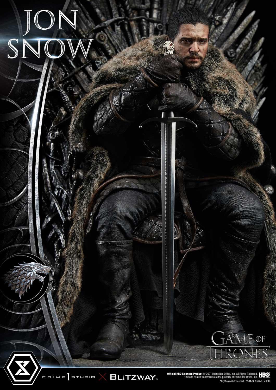 PRIME 1 STUDIO & BLITZWAY - ULTIMATE PREMIUM MASTERLINE GAME OF THRONES JON SNOW - 1/4 SCALE - UPMGOT-03