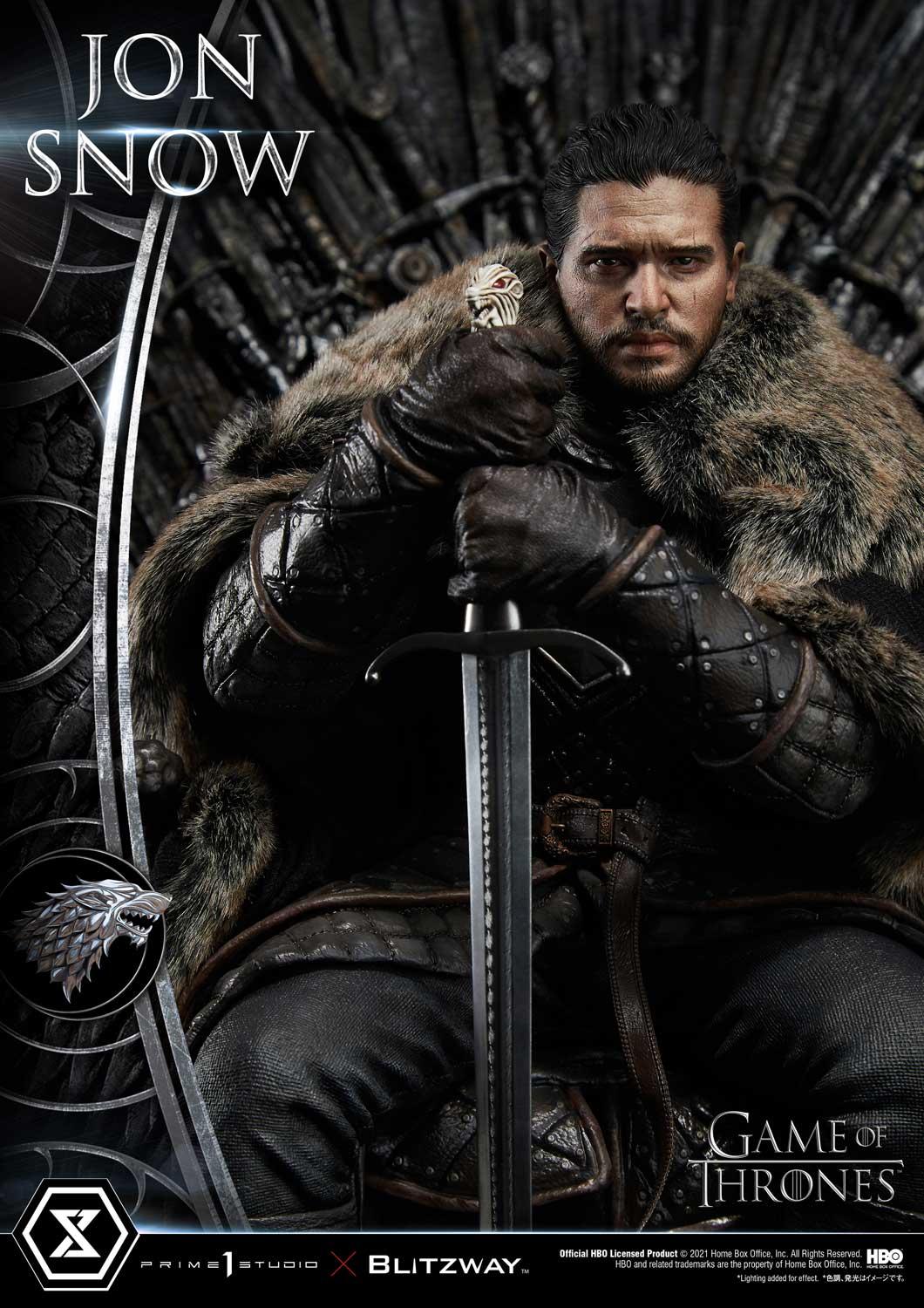 PRIME 1 STUDIO & BLITZWAY - ULTIMATE PREMIUM MASTERLINE GAME OF THRONES JON SNOW - 1/4 SCALE - UPMGOT-03