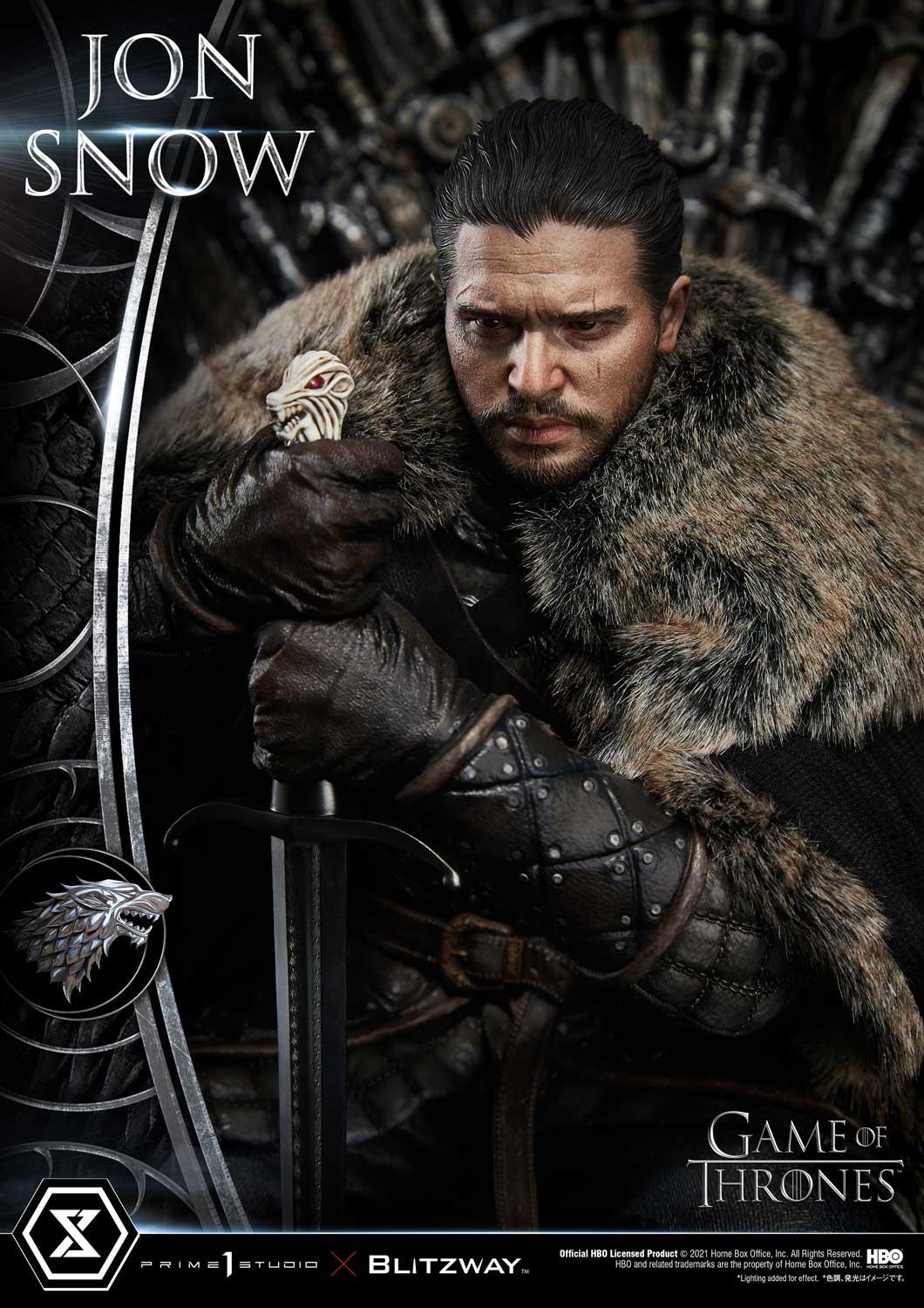 PRIME 1 STUDIO & BLITZWAY - ULTIMATE PREMIUM MASTERLINE GAME OF THRONES JON SNOW - 1/4 SCALE - UPMGOT-03