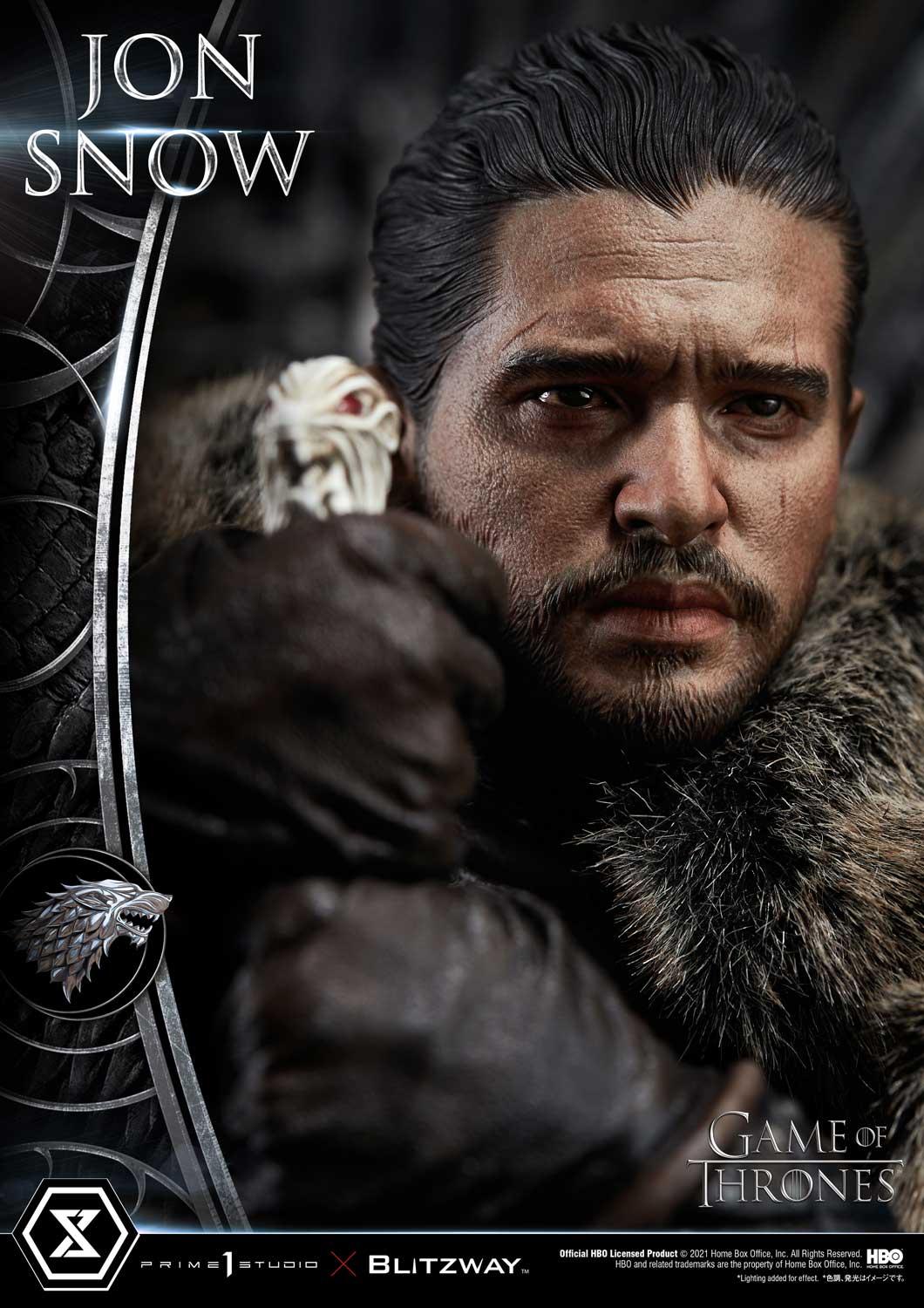 PRIME 1 STUDIO & BLITZWAY - ULTIMATE PREMIUM MASTERLINE GAME OF THRONES JON SNOW - 1/4 SCALE - UPMGOT-03