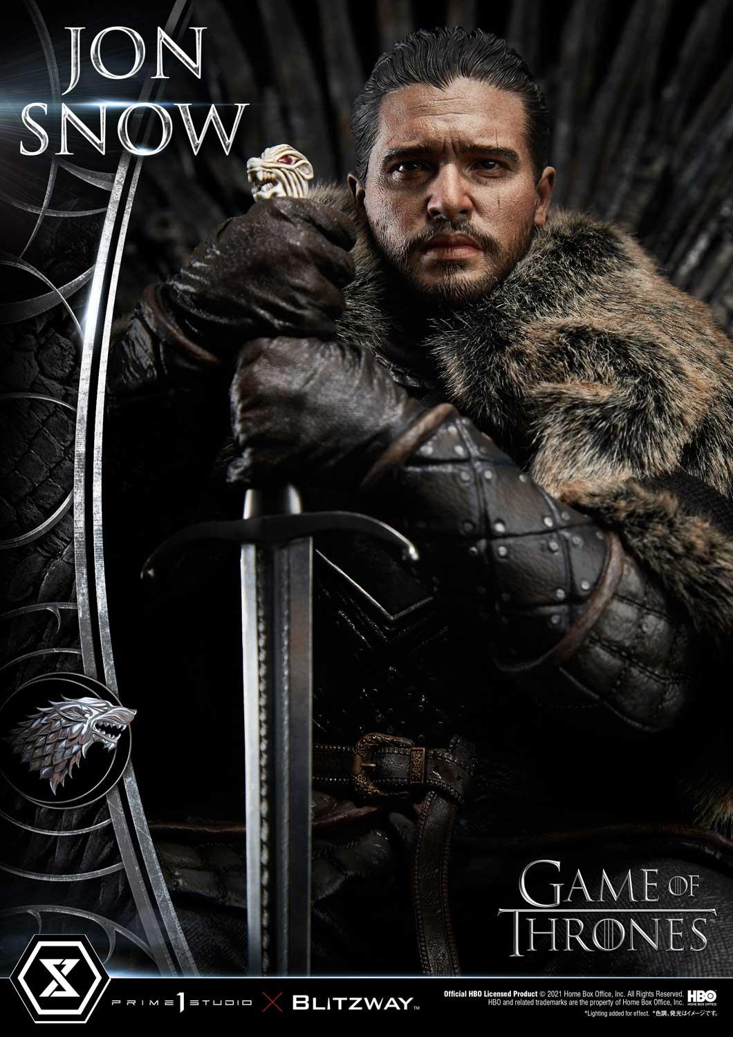 PRIME 1 STUDIO & BLITZWAY - ULTIMATE PREMIUM MASTERLINE GAME OF THRONES JON SNOW - 1/4 SCALE - UPMGOT-03