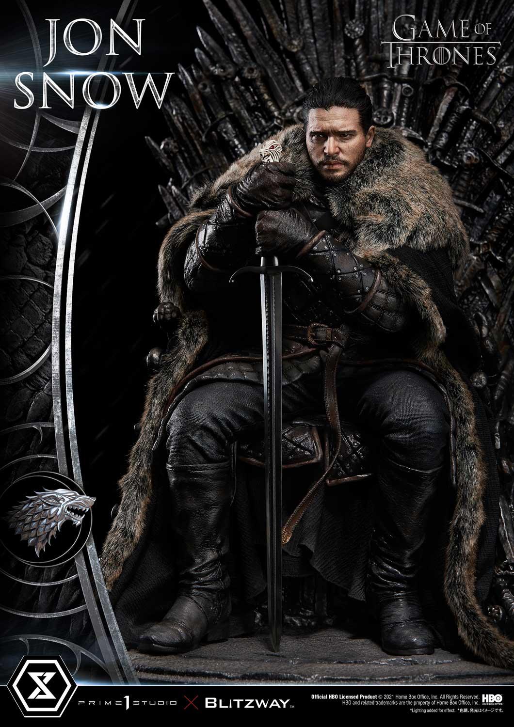 PRIME 1 STUDIO & BLITZWAY - ULTIMATE PREMIUM MASTERLINE GAME OF THRONES JON SNOW - 1/4 SCALE - UPMGOT-03
