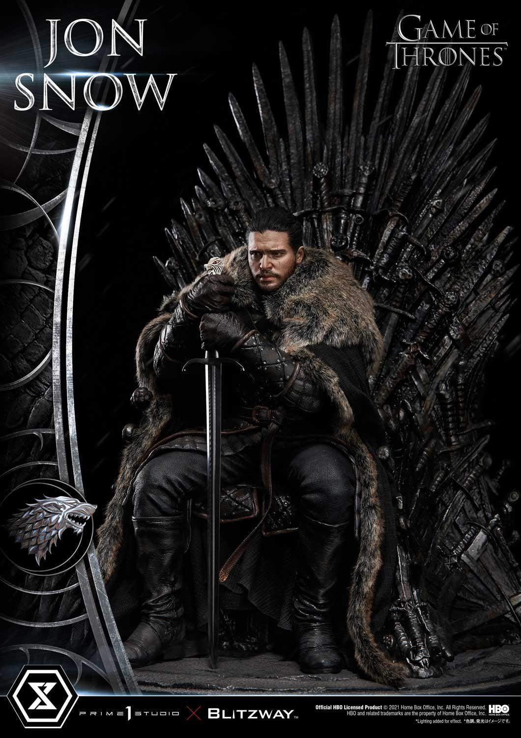 PRIME 1 STUDIO & BLITZWAY - ULTIMATE PREMIUM MASTERLINE GAME OF THRONES JON SNOW - 1/4 SCALE - UPMGOT-03