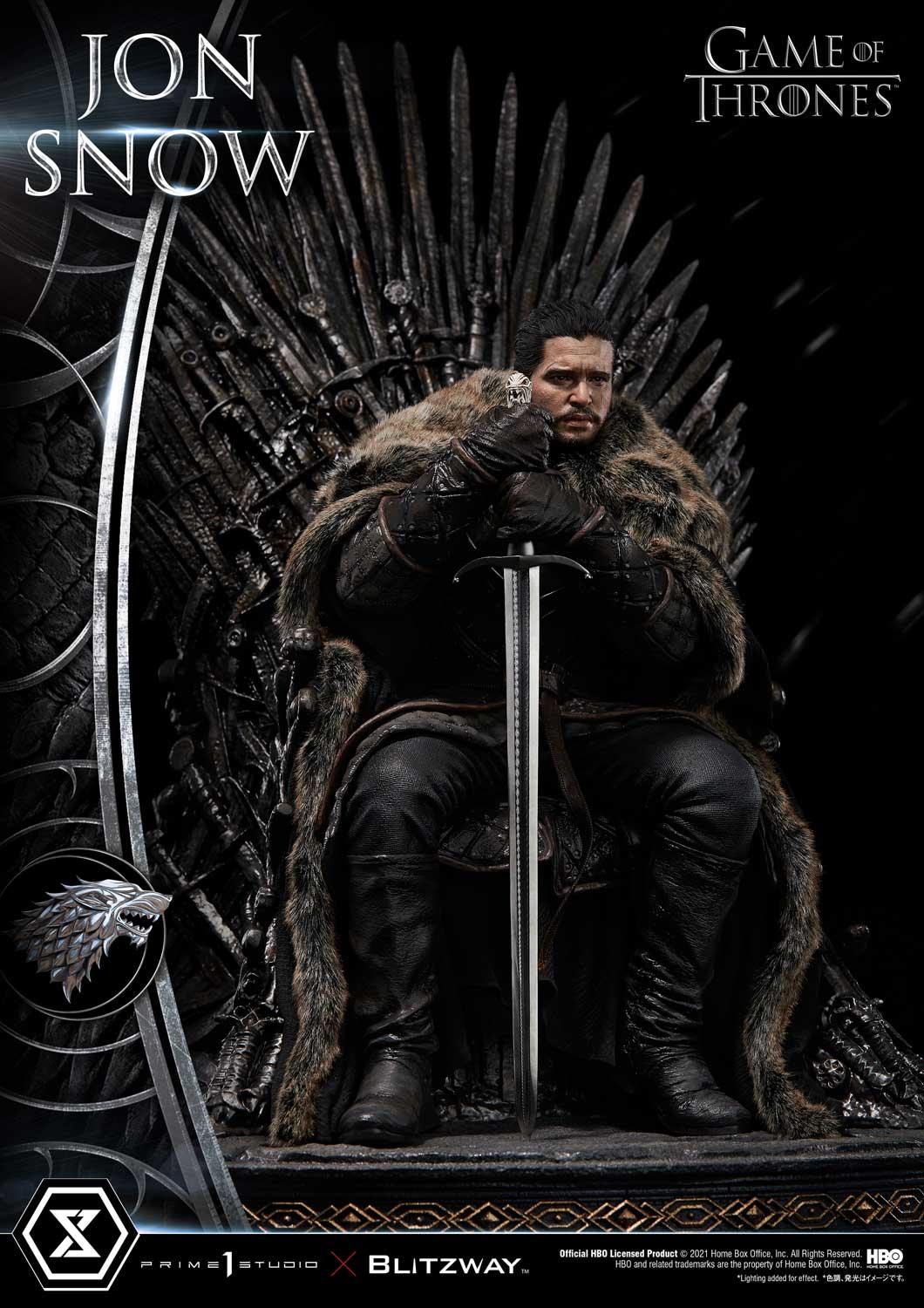 PRIME 1 STUDIO & BLITZWAY - ULTIMATE PREMIUM MASTERLINE GAME OF THRONES JON SNOW - 1/4 SCALE - UPMGOT-03