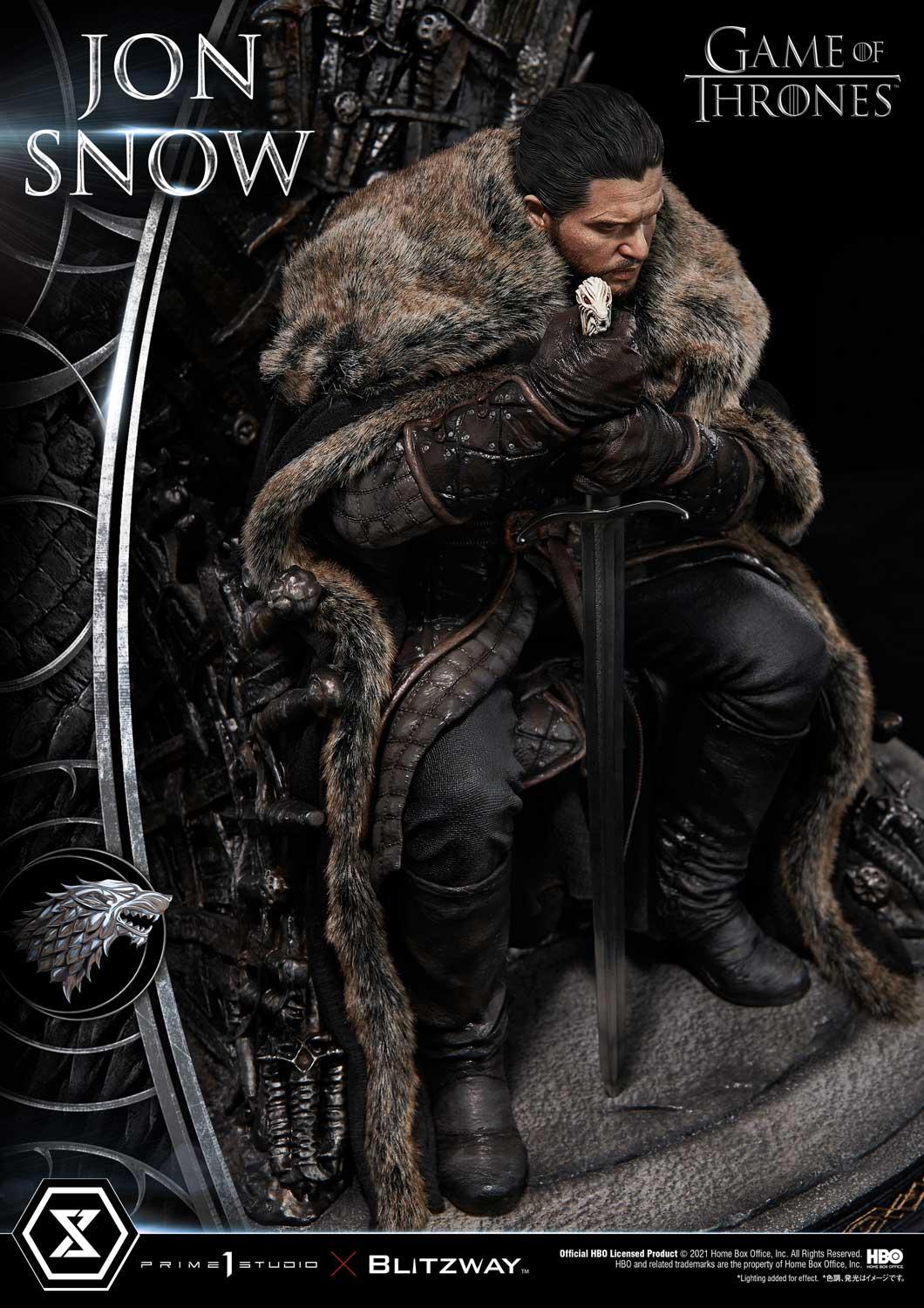 PRIME 1 STUDIO & BLITZWAY - ULTIMATE PREMIUM MASTERLINE GAME OF THRONES JON SNOW - 1/4 SCALE - UPMGOT-03
