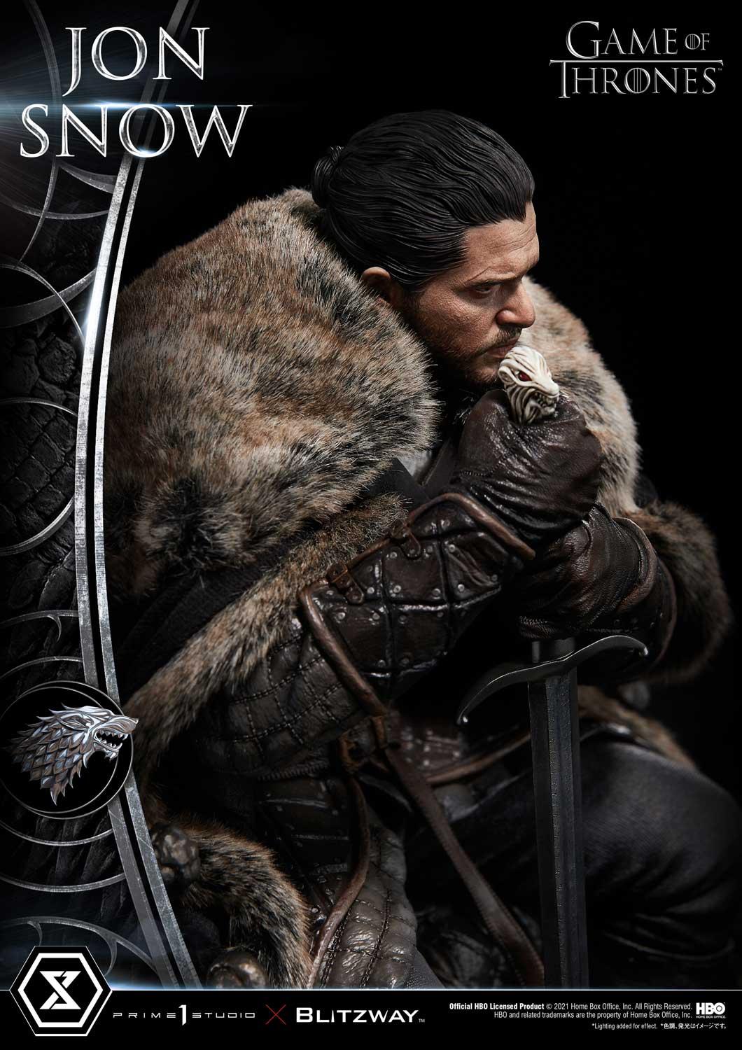 PRIME 1 STUDIO & BLITZWAY - ULTIMATE PREMIUM MASTERLINE GAME OF THRONES JON SNOW - 1/4 SCALE - UPMGOT-03