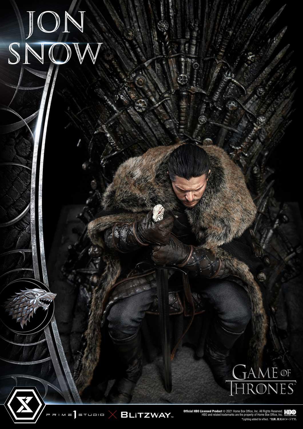 PRIME 1 STUDIO & BLITZWAY - ULTIMATE PREMIUM MASTERLINE GAME OF THRONES JON SNOW - 1/4 SCALE - UPMGOT-03