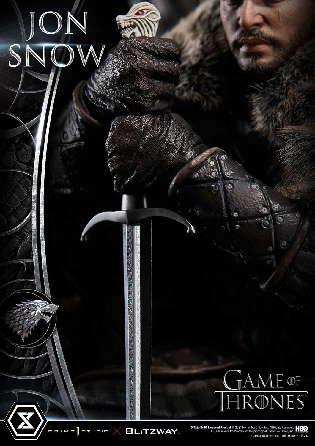 PRIME 1 STUDIO & BLITZWAY - ULTIMATE PREMIUM MASTERLINE GAME OF THRONES JON SNOW - 1/4 SCALE - UPMGOT-03