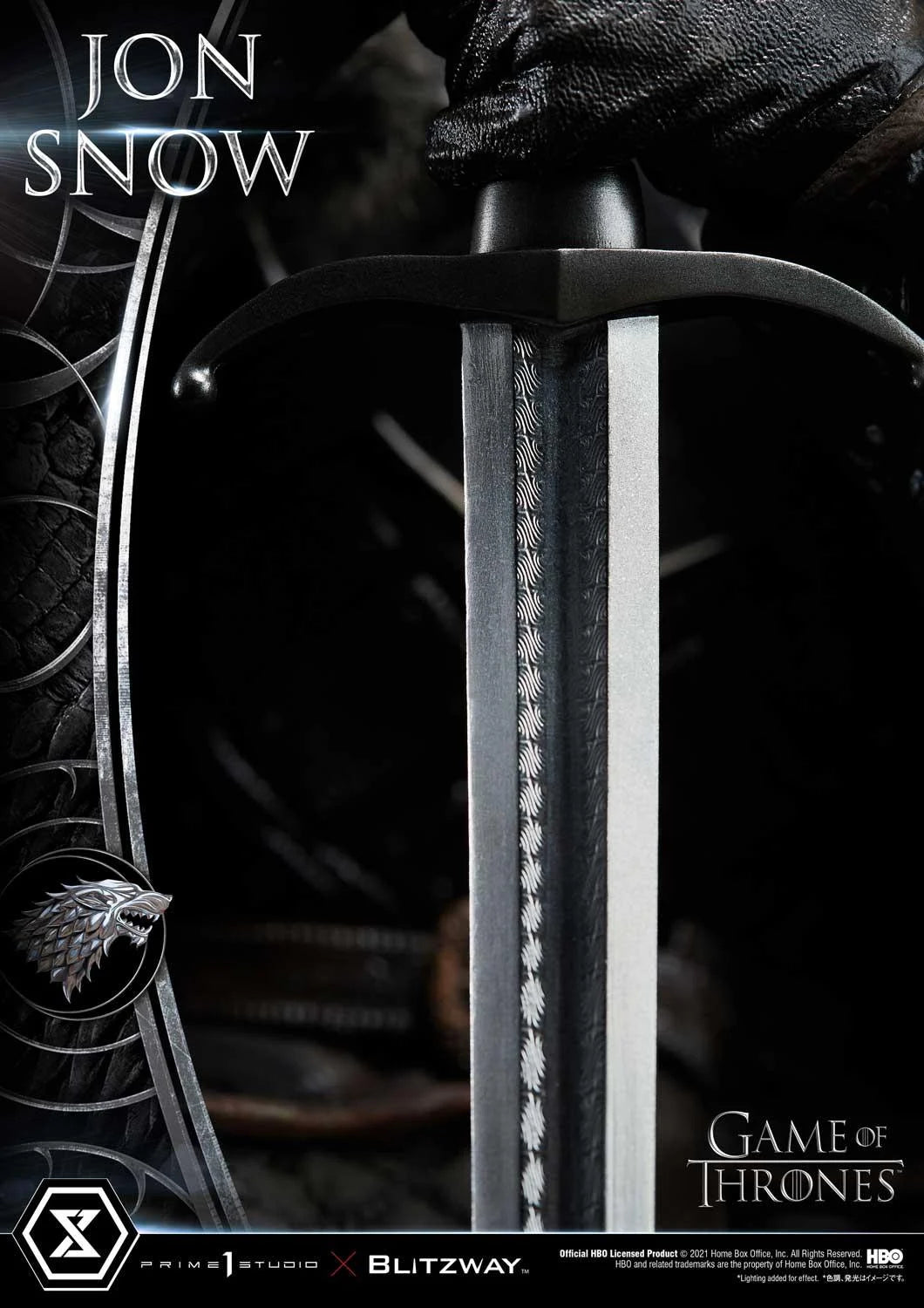 PRIME 1 STUDIO & BLITZWAY - ULTIMATE PREMIUM MASTERLINE GAME OF THRONES JON SNOW - 1/4 SCALE - UPMGOT-03