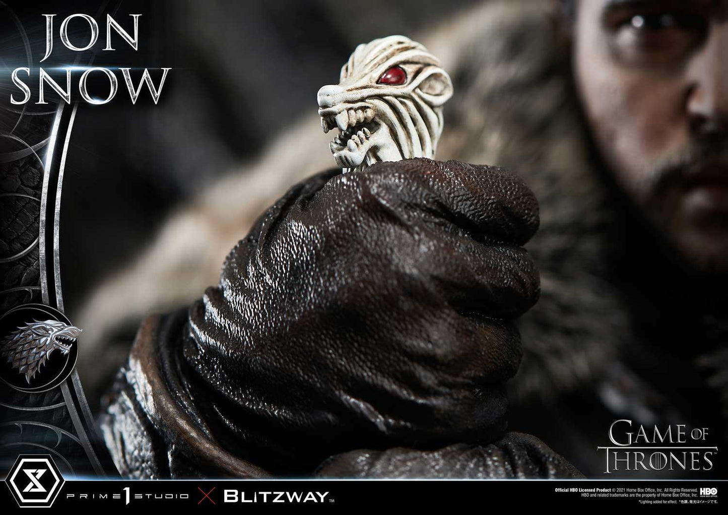 PRIME 1 STUDIO & BLITZWAY - ULTIMATE PREMIUM MASTERLINE GAME OF THRONES JON SNOW - 1/4 SCALE - UPMGOT-03