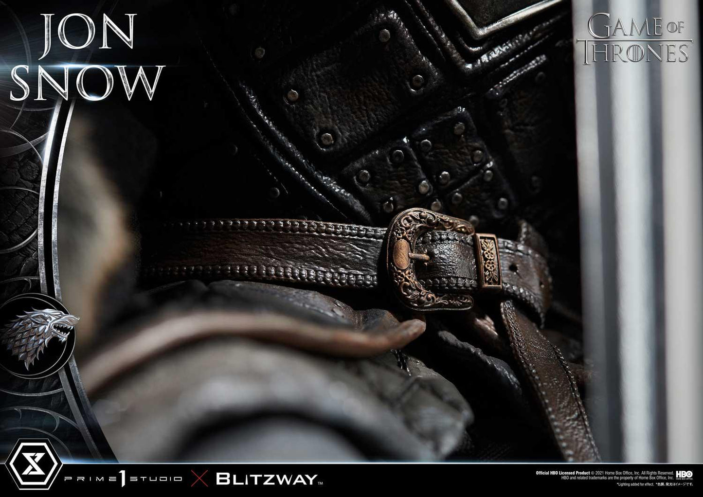 PRIME 1 STUDIO & BLITZWAY - ULTIMATE PREMIUM MASTERLINE GAME OF THRONES JON SNOW - 1/4 SCALE - UPMGOT-03