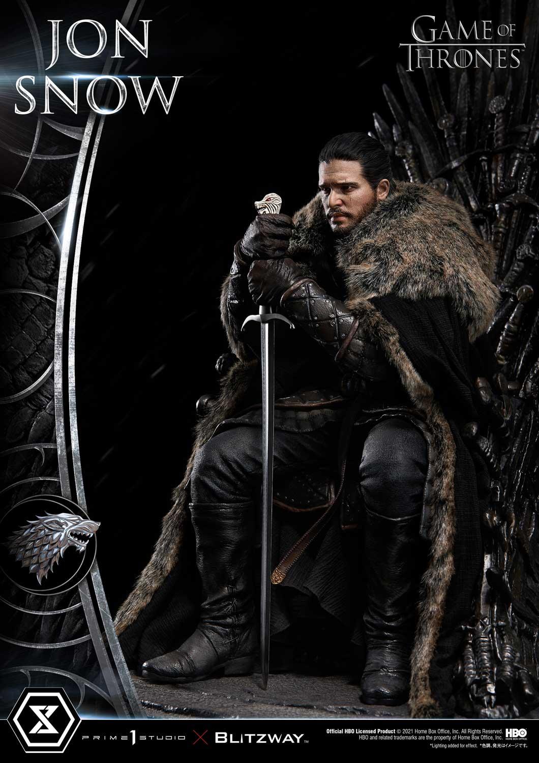 PRIME 1 STUDIO & BLITZWAY - ULTIMATE PREMIUM MASTERLINE GAME OF THRONES JON SNOW - 1/4 SCALE - UPMGOT-03