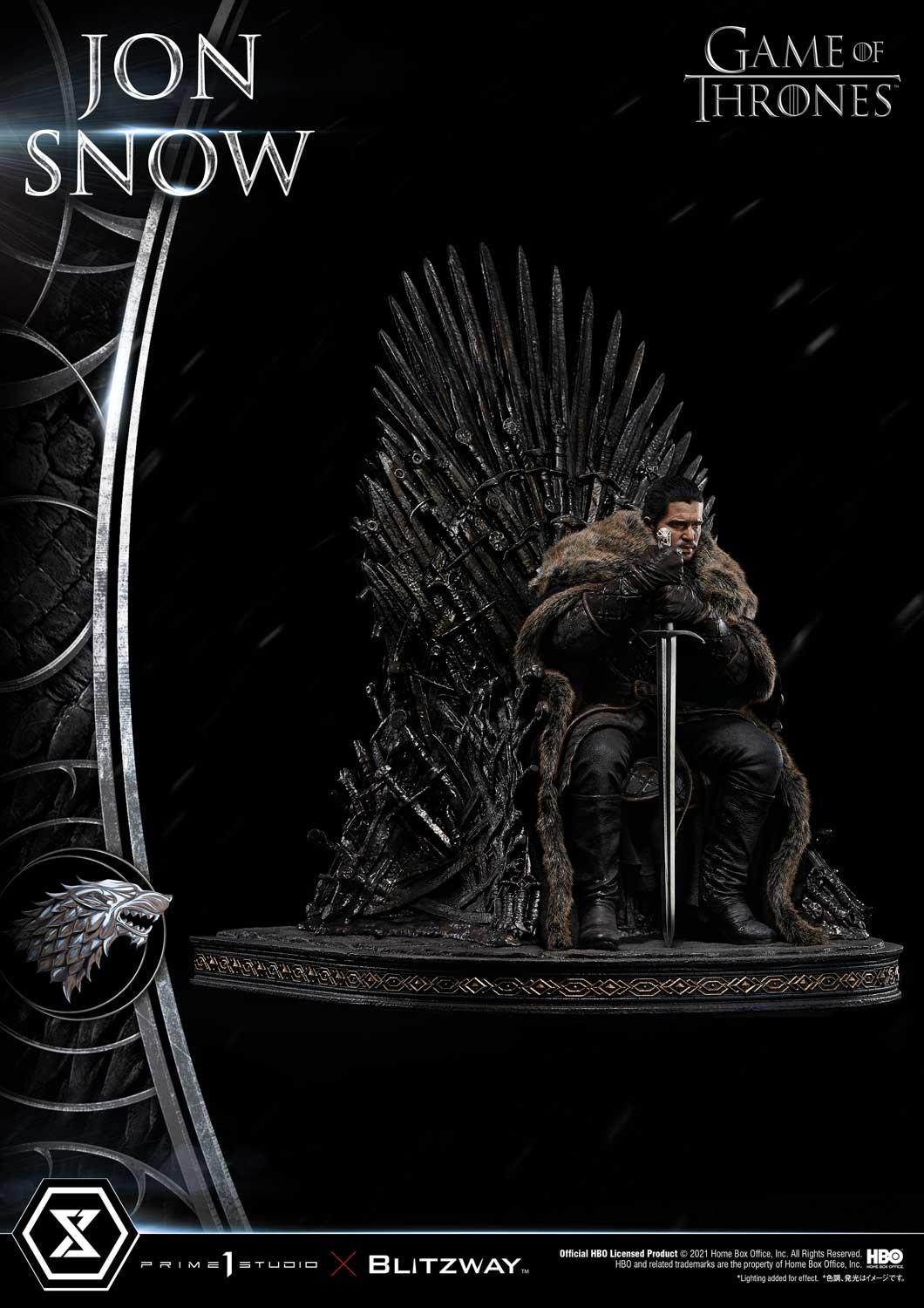 PRIME 1 STUDIO & BLITZWAY - ULTIMATE PREMIUM MASTERLINE GAME OF THRONES JON SNOW - 1/4 SCALE - UPMGOT-03