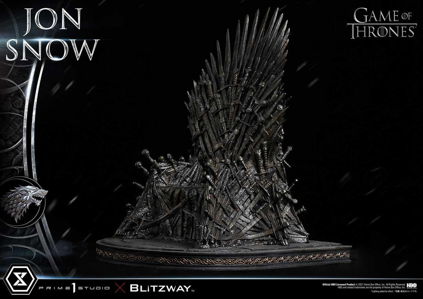 PRIME 1 STUDIO & BLITZWAY - ULTIMATE PREMIUM MASTERLINE GAME OF THRONES JON SNOW - 1/4 SCALE - UPMGOT-03
