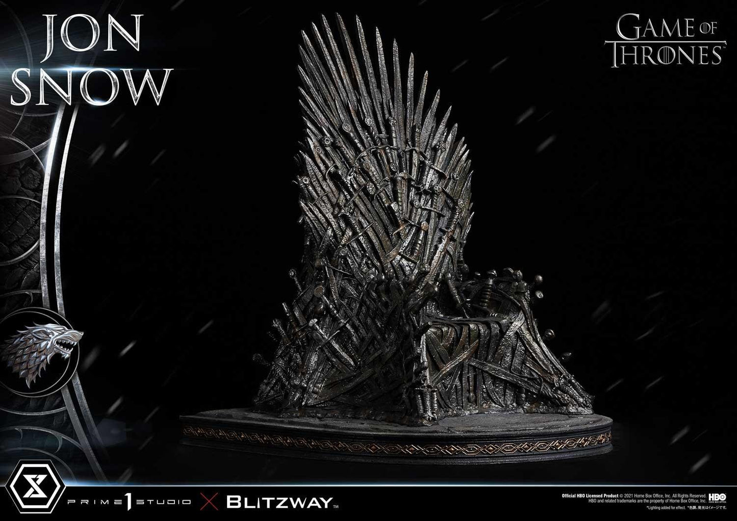 PRIME 1 STUDIO & BLITZWAY - ULTIMATE PREMIUM MASTERLINE GAME OF THRONES JON SNOW - 1/4 SCALE - UPMGOT-03