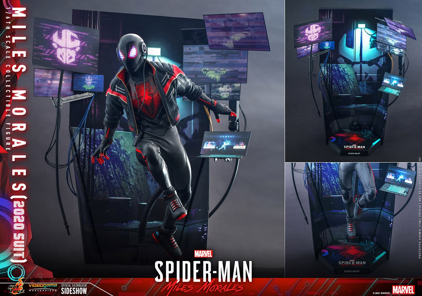 HOT TOYS MARVEL’S SPIDER-MAN: MILES MORALES (2020 SUIT) 1/6 VGM49 - Anotoys Collectibles