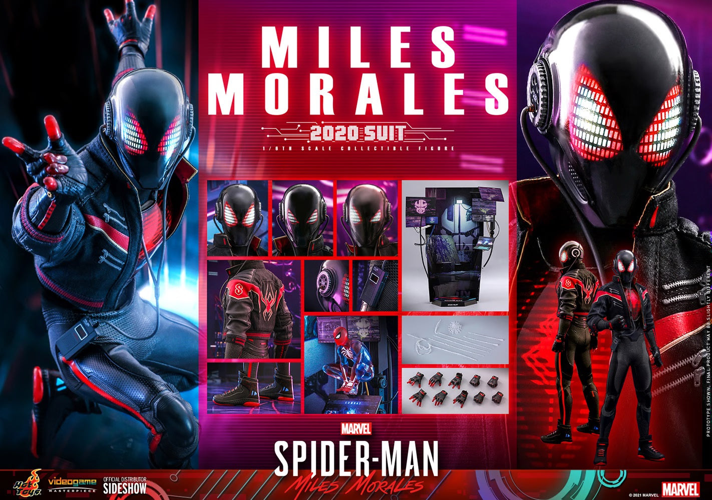HOT TOYS MARVEL’S SPIDER-MAN: MILES MORALES (2020 SUIT) 1/6 VGM49 - Anotoys Collectibles