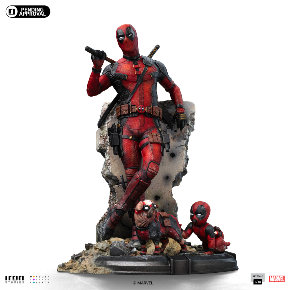 IRON STUDIOS DEADPOOL D&W 1/10 ART SCALE STATUE(PRE-ORDER) - Anotoys Collectibles