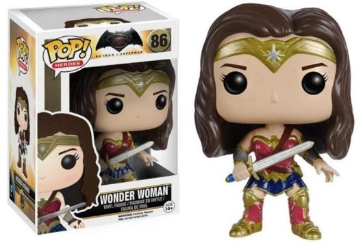 WONDER WOMAN #86 FUNKO POP! FIGURE HEROES BATMAN V. SUPERMAN - Anotoys Collectibles