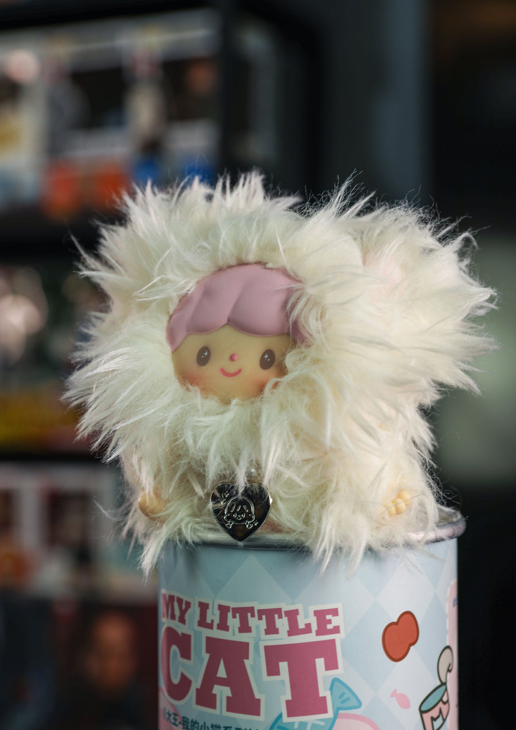 TSUNDERE PERSIAN - MY LITTLE CAT VINYL PLUSH DOLL(BAG CHARM) - Anotoys Collectibles