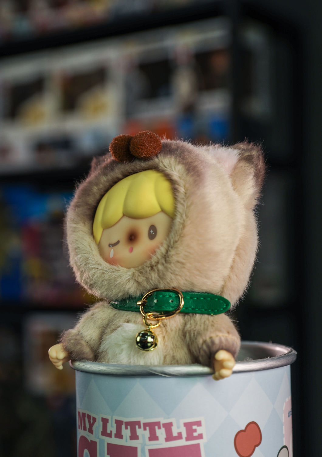CURIOUS SIAMESE - MY LITTLE CAT VINYL PLUSH DOLL(BAG CHARM) - Anotoys Collectibles