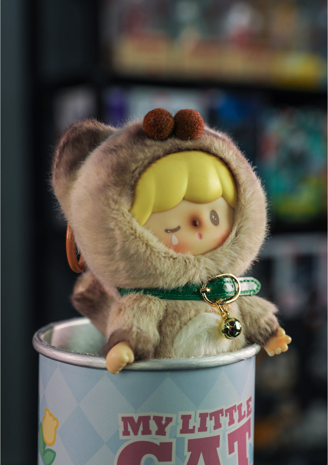 CURIOUS SIAMESE - MY LITTLE CAT VINYL PLUSH DOLL(BAG CHARM) - Anotoys Collectibles