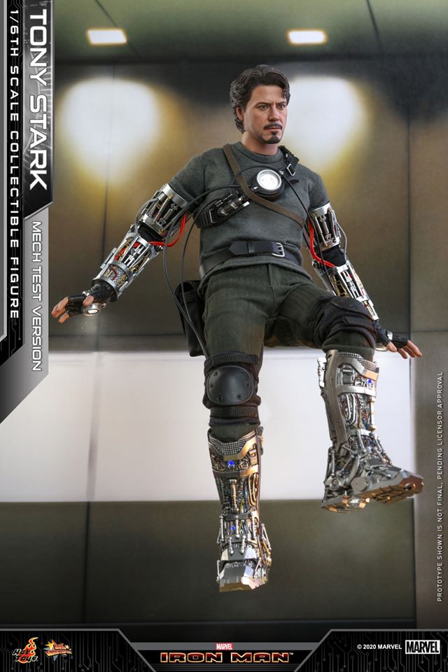 HOT TOYS MARVEL IRON MAN: TONY STARK (MECH TEST VERSION) - Anotoys Collectibles