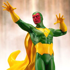 KOTOBUKIYA MARVEL COMICS AVENGERS SERIES: VISION ARTFX+ STATUE - MK250 - Anotoys Collectibles