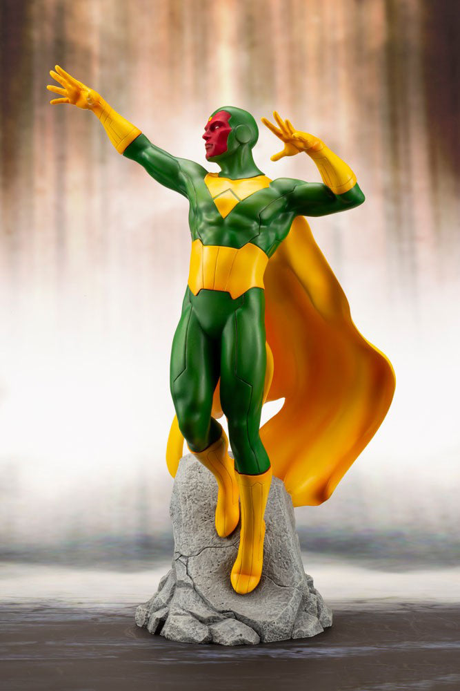 KOTOBUKIYA MARVEL COMICS AVENGERS SERIES: VISION ARTFX+ STATUE - MK250 - Anotoys Collectibles