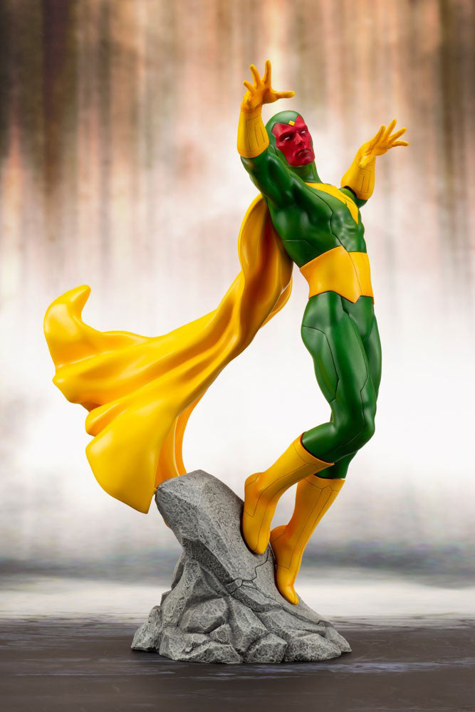 KOTOBUKIYA MARVEL COMICS AVENGERS SERIES: VISION ARTFX+ STATUE - MK250 - Anotoys Collectibles