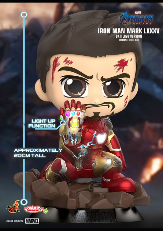 COSBABY IRON MAN MARK LXXXV - MARK 85 BATTLING VERSION (L) BOBBLE-HEAD - COSB679 - Anotoys Collectibles