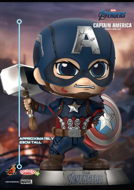 COSBABY CAPTAIN AMERICA (L) BOBBLE-HEAD - COSB659 - Anotoys Collectibles