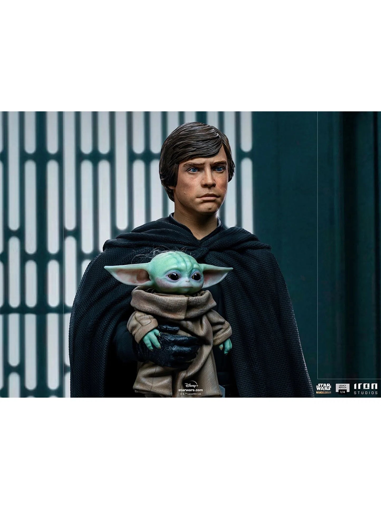 IRON STUDIOS LUKE SKYWALKER, R2-D2 AND GROGU LEGACY REPLICA 1/4 - LUCSWR49321-14 - Anotoys Collectibles