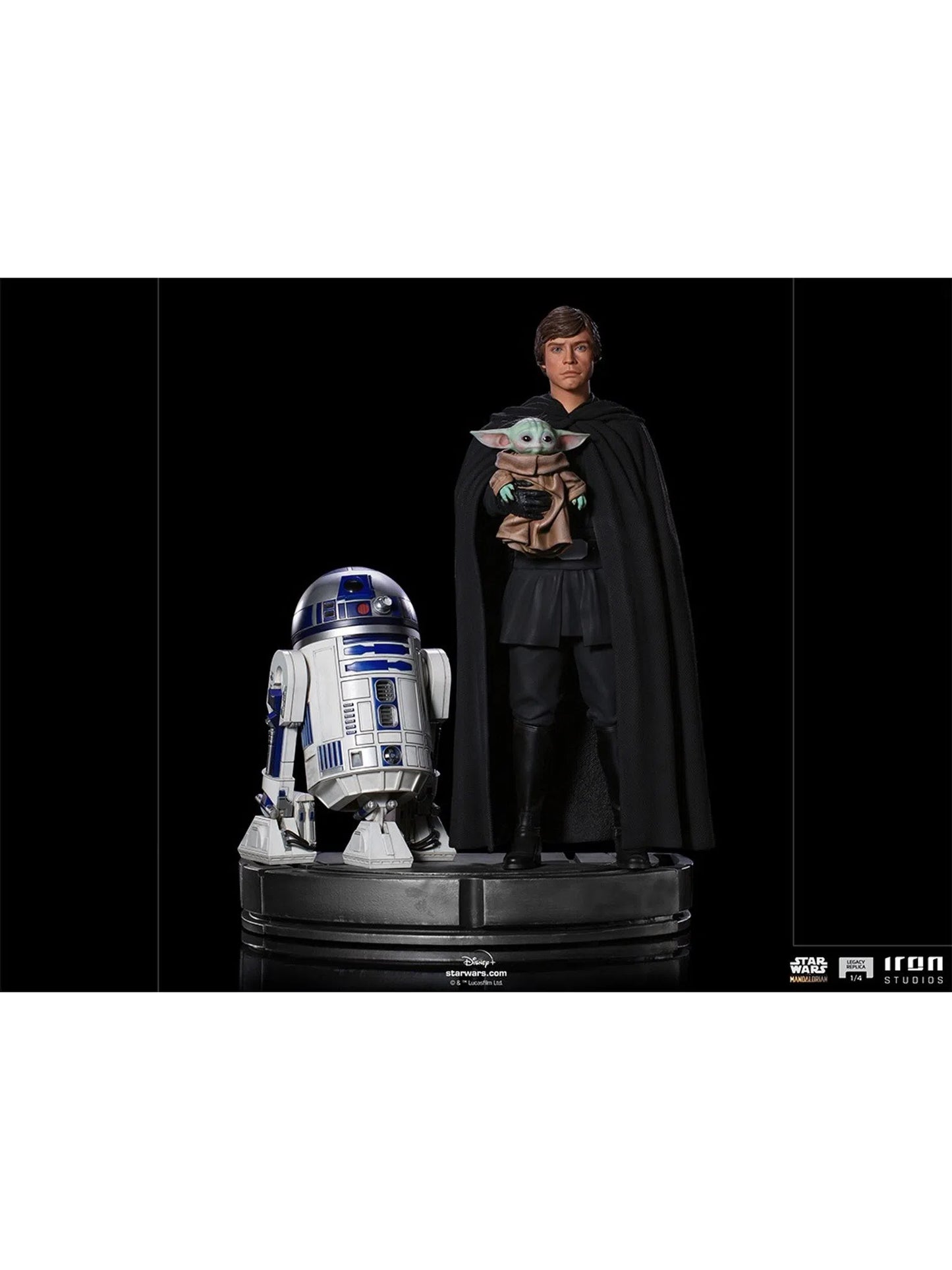 IRON STUDIOS LUKE SKYWALKER, R2-D2 AND GROGU LEGACY REPLICA 1/4 - LUCSWR49321-14 - Anotoys Collectibles