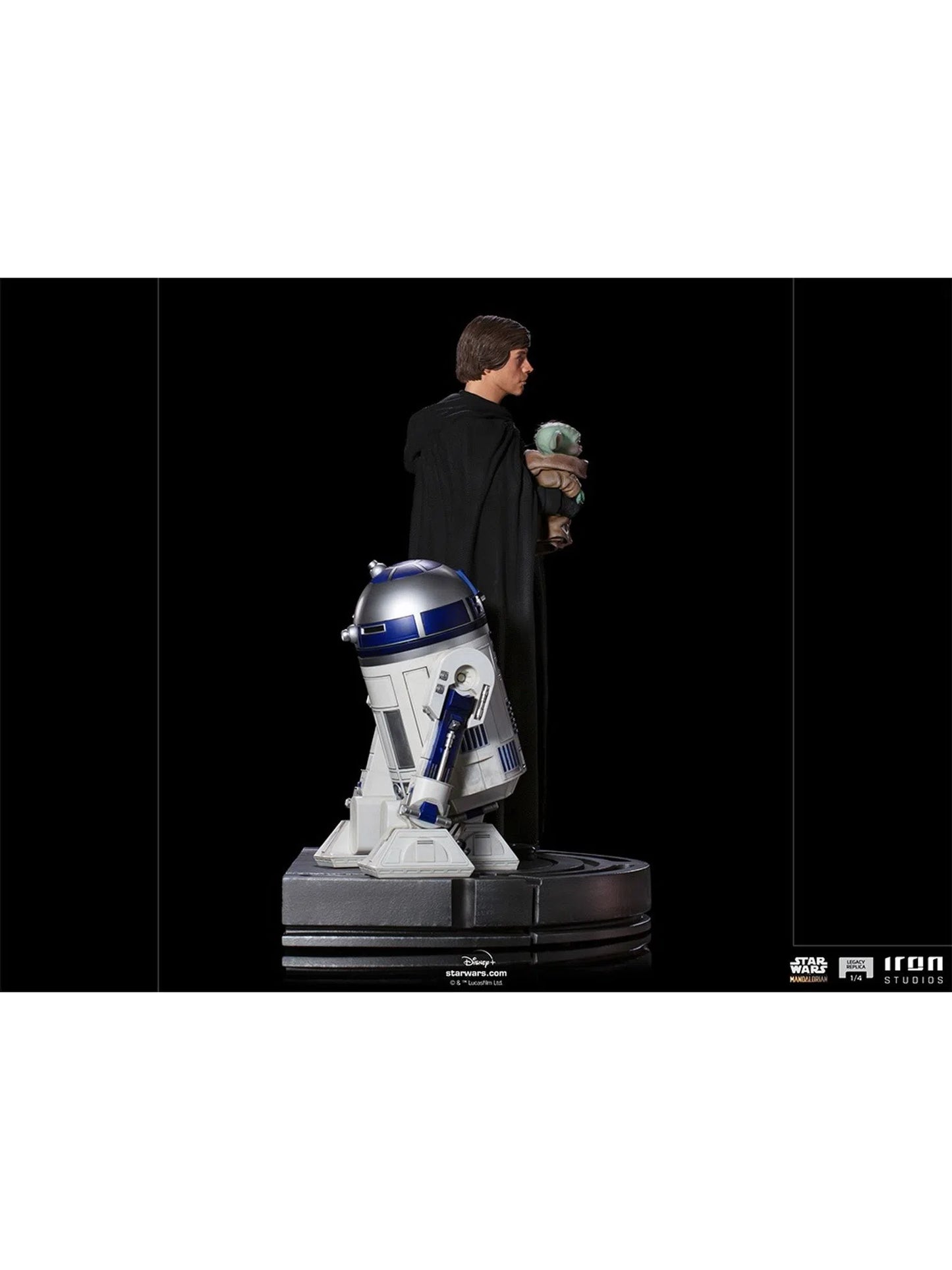 IRON STUDIOS LUKE SKYWALKER, R2-D2 AND GROGU LEGACY REPLICA 1/4 - LUCSWR49321-14 - Anotoys Collectibles
