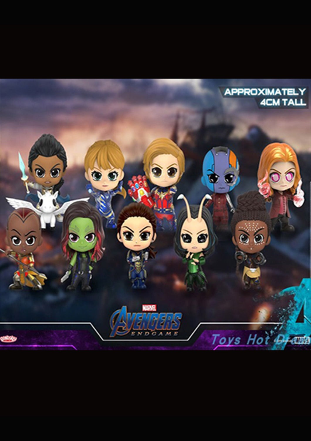 COSBABY FEMALE HEROES COSBABY (XS) BOBBLE-HEAD COLLECTIBLE SET - COSB682 - Anotoys Collectibles