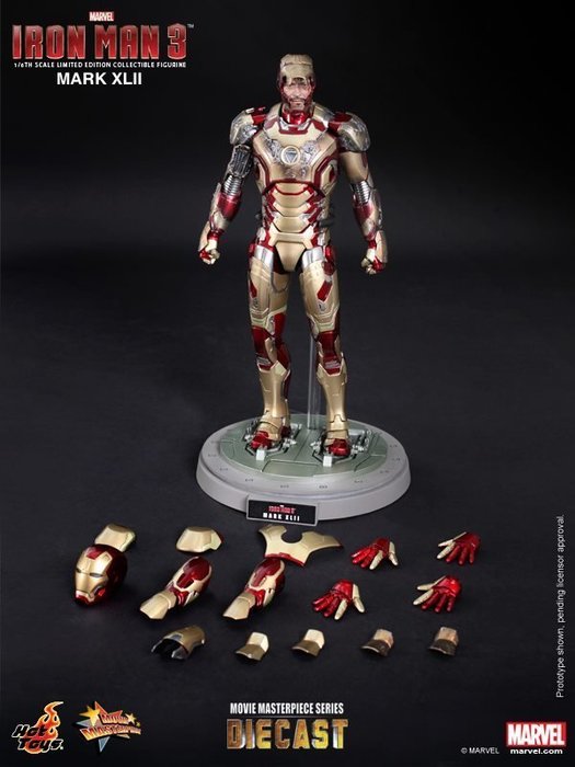 HOT TOYS MARVEL IRON MAN 3: IRON MAN MARK 42- MMS197-D02 - Anotoys Collectibles