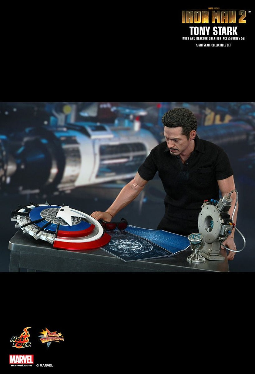 HOT TOYS MARVEL IRON MAN 2: TONY STARK WITH ARC REACTOR - MMS273 - Anotoys Collectibles