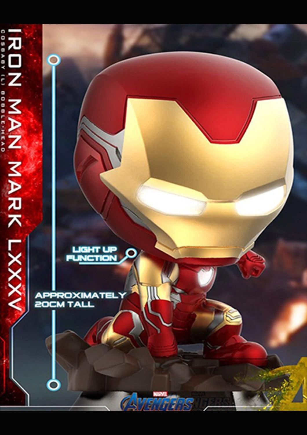 COSBABY (L) IRON MAN MARK 85 BOBBLE-HEAD - COSB660 - Anotoys Collectibles