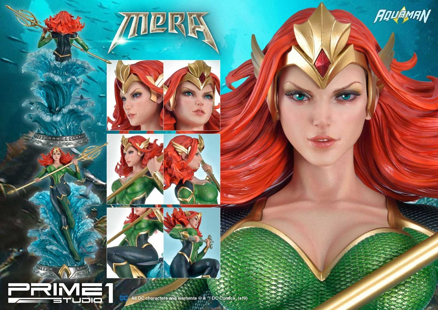 Prime 1 Studio Aquaman Comics Mera MMDC-33 - Anotoys Collectibles