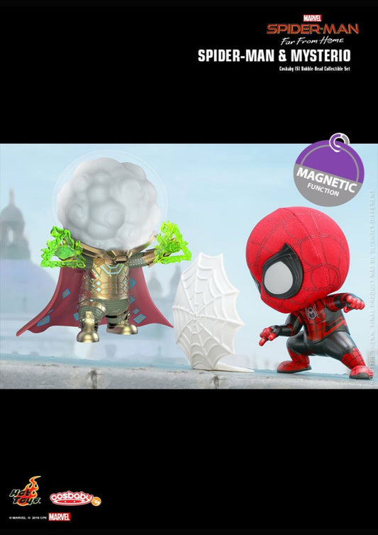 COSBABY (S) SPIDERMAN AND MYSTERIO BOBBLE HEAD COLLECTIBLE SET - COSB633 - Anotoys Collectibles