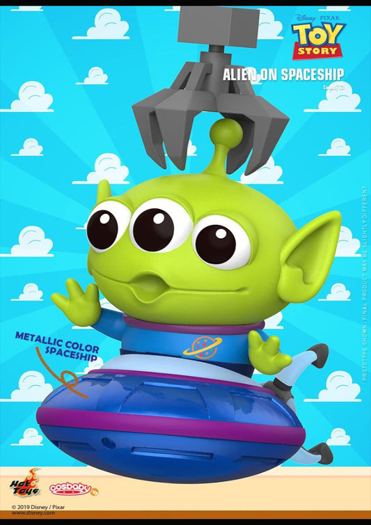 COSBABY TOY STORY 4 ALIEN ON SPACESHIP METALLIC COLOR VERSION COSB609 - Anotoys Collectibles