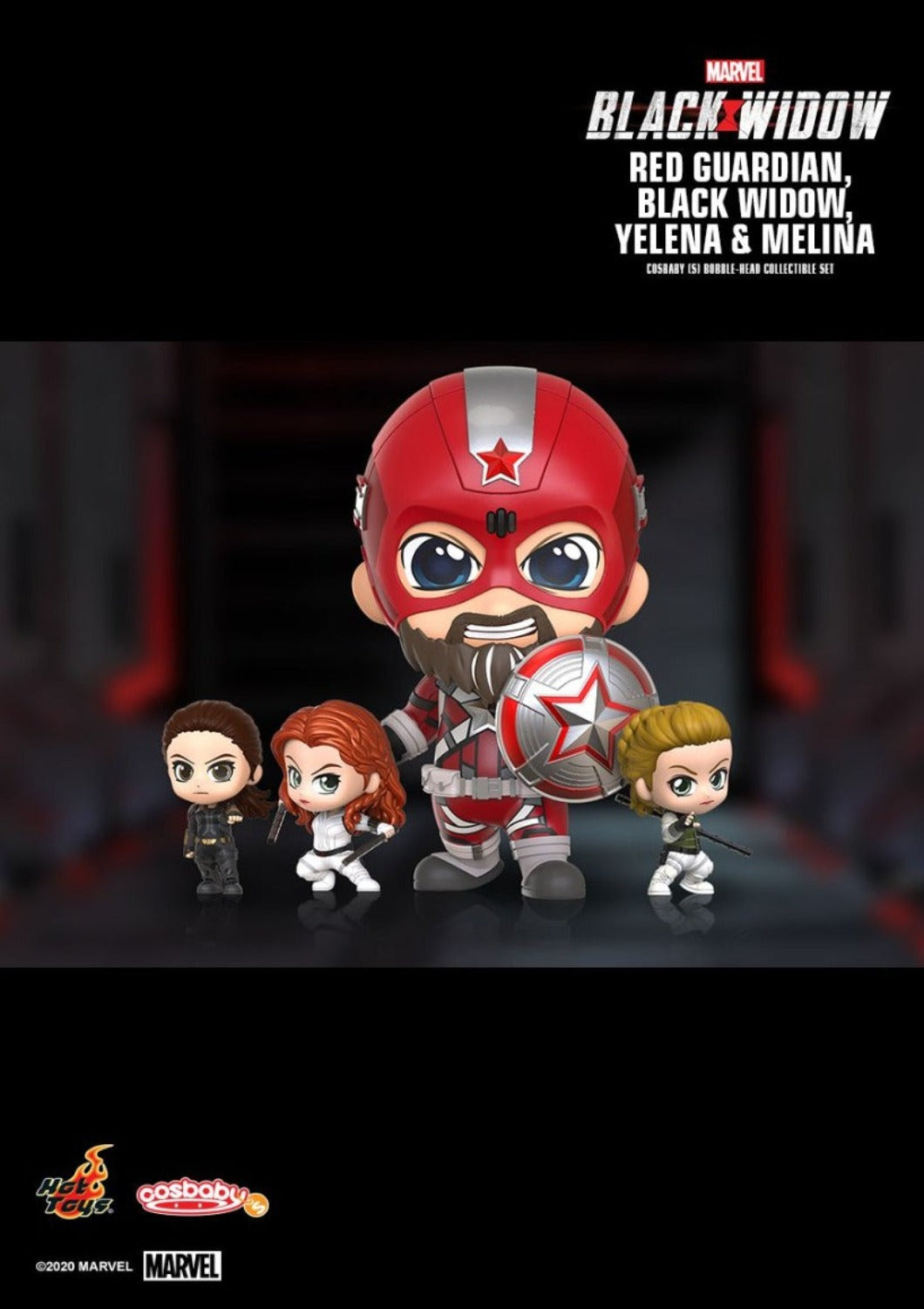 RED GUARDIAN, BLACK WIDOW, YELENA AND MELINA
